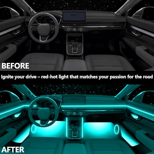 Interior Car LED Lights RGB 6 in1
