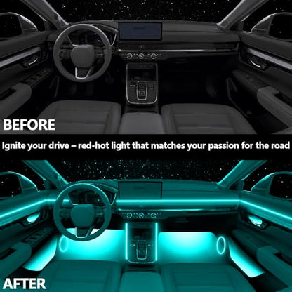 Interior Car LED Lights RGB 6 in1