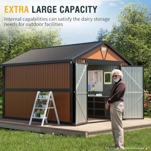 10x12 Ft Outdoor Storage Shed (10x12 FT/Base)
