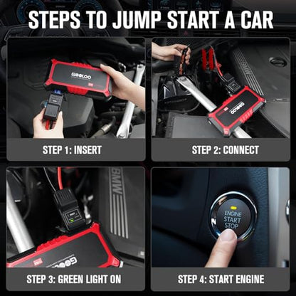 GP2000 Jump Starter (Red)