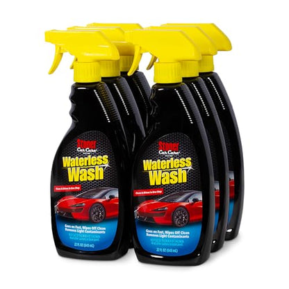 Waterless Wash Detailing Spray (22 Fl Oz (Pack of 6))
