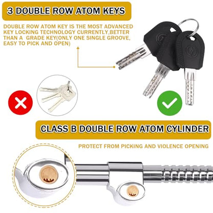 Universal Steering Wheel Brake Lock Anti (Max length of 37.4")