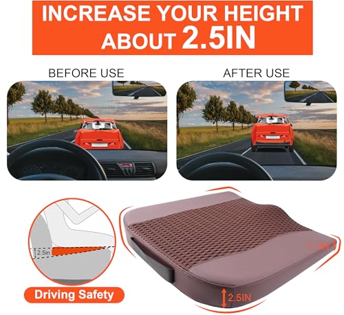 Car Seat Cushion (4d Mesh Brown)
