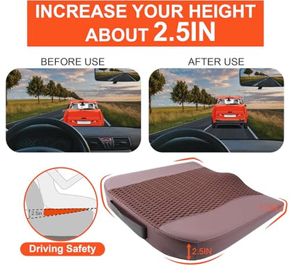 Car Seat Cushion (4d Mesh Brown)