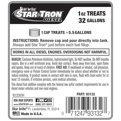 Star TRON Enzyme Fuel Treatment (32 Oz Treats 1024 Gallons)