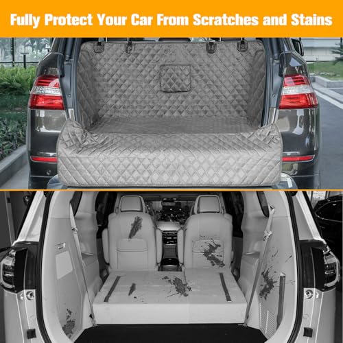 SUV Cargo Liner for Dogs (gray / L)