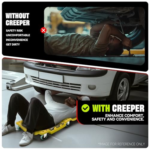 40 in Low Profile Under (Yellow / 40" L)
