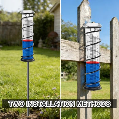Upgrade Rain Gauge (3-section Spiral Rain Gauge)