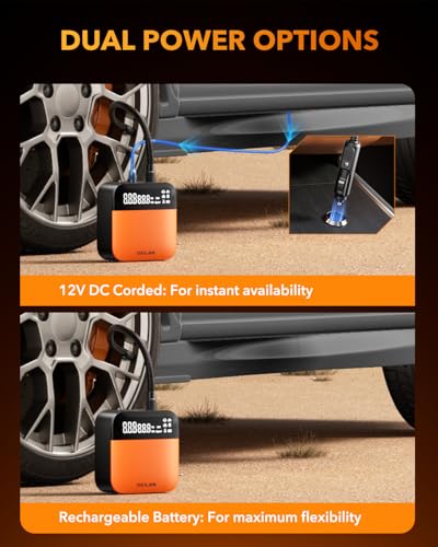 C2 Tire Inflator Portable Air Compressor (C2-7800mAh)