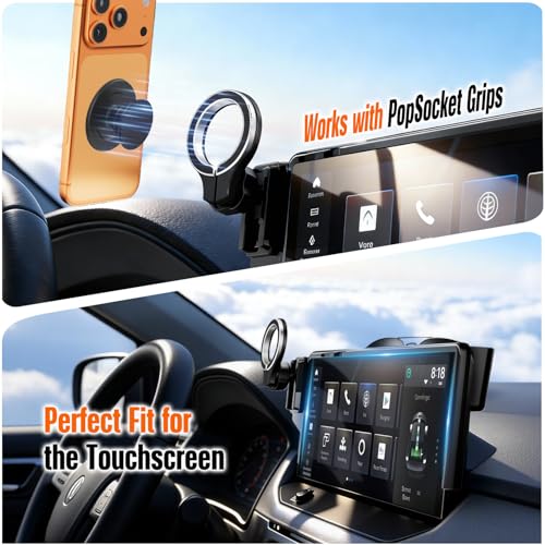 Magnetic Car Phone Mount for Honda Accord Hybrid 2023 2024 2025 2026 Only (for 2023-2026 Accord Hybrid 12.3-Inch)