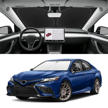 Custom Fit Windshield Sun Shade for Toyota Camry 2018 (for 2018-2024 Toyota Camry)