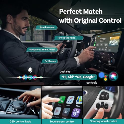 Mini 2025 Wireless CarPlay & Android Auto 2 (White)