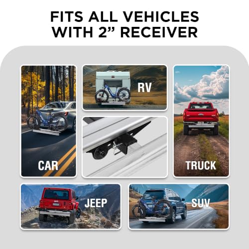 Young Hitch Mount Ebike Rack for Car (2-BIKE RACK 200LBS)