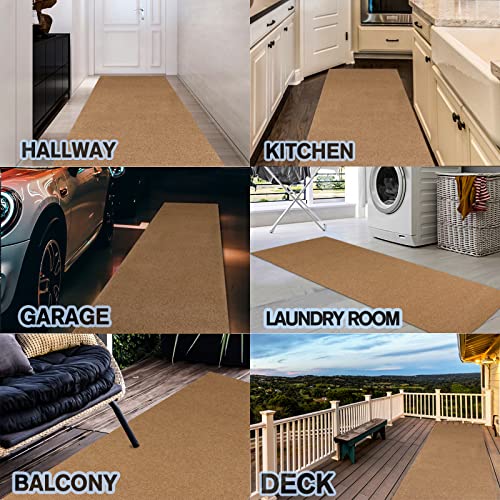 Custom Size Backed Non (Beige / 4FT*22FT)