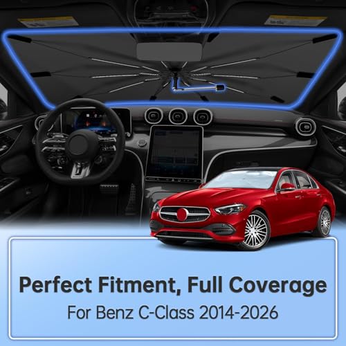 Windshield Sun Shade Umbrella for Benz C (for Benz C-Class 2014-2026)