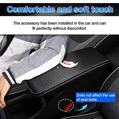Center Console Cover for Chevy (4)21-26|Trailblazer|Carbon Pattern,Regular)