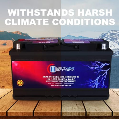 MM H8 Start and Stop Car BCI Group 49 12V 95Ah (Group 49)