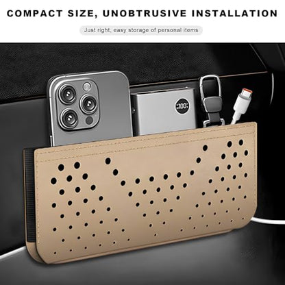 Car Seat Side Pocket Organizer (Beige)