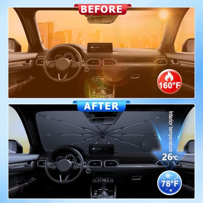 for Car Windshield Sunshade Umbrella 2018 (for 2018-2025 Mazda CX-5)