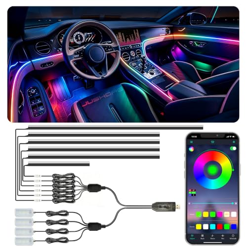 Interior Car LED Strip Lights (10 Pieces)