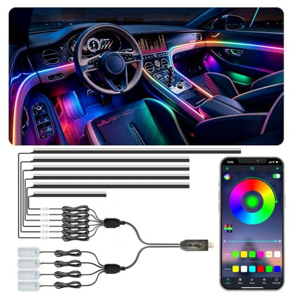 Interior Car LED Strip Lights (10 Pieces)