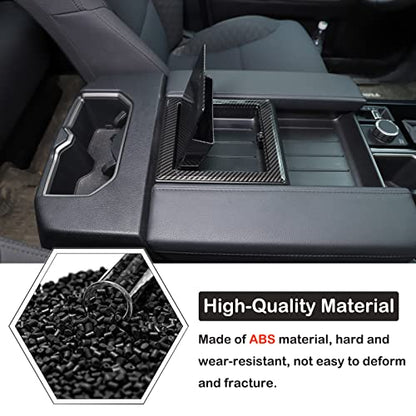 Car Armrest Hidden Storage Box for 2022 (Carbon Fiber Pattern)