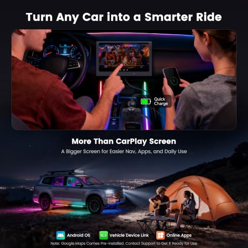 9.15" QLED Wireless CarPlay Screen for Car (9.15")