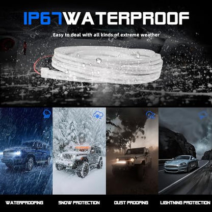 Upgrade Dynamic Flowing Car LED Trunk Light Strip (White / Dynamic Flowing-79 In.)