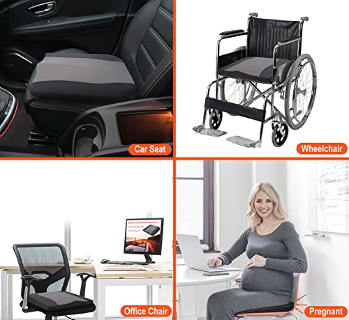 Car Seat Cushion (Black&gray)