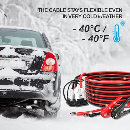 1 Gauge 30 Feet Heavy Duty Jumper Cables (1 Gauge 30 feet (Standard))
