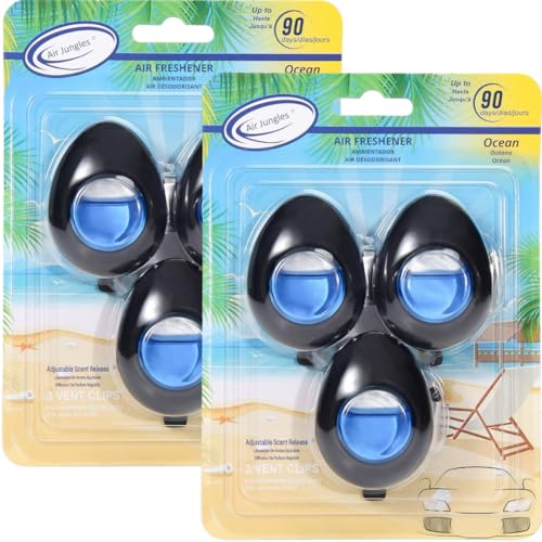 Car Air Freshener Vent Clip 3 Count (3 Count (Pack of 2))