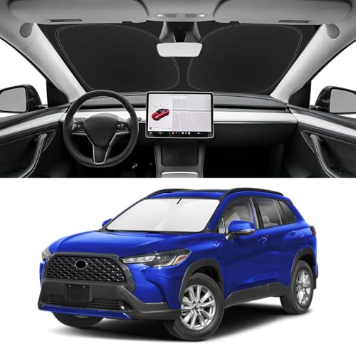 Custom Fit Windshield Sun Shade for Toyota Corolla Cross 2022 (for 2022-2026 Toyota Corolla Cross)