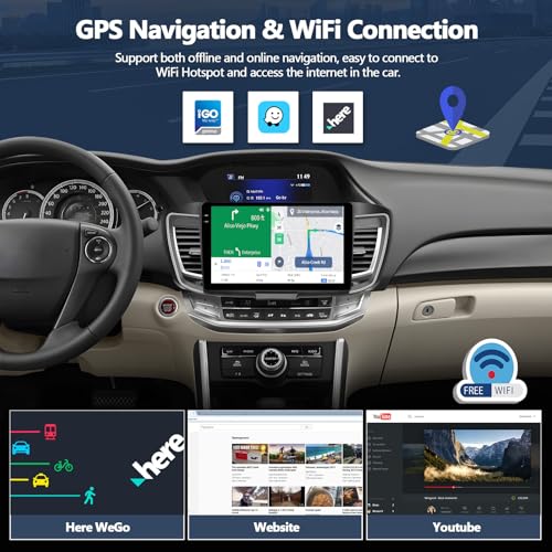 4G+64G Car Radio for Honda Accord 9th 2016 2017