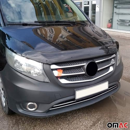 Windshield Sun Visor & Bug Shield Hood Deflector for Mercedes Metris 2016 (Metris 2016-2024 / Sun Visor & Hood Deflector)