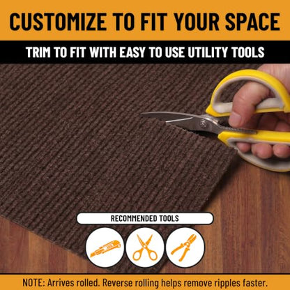 2x4 Indoor Outdoor Door Mat (Brown / 2' x 4' (Mat))
