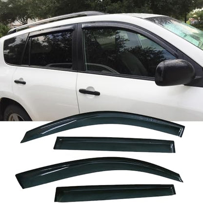 Window Visors Rain Guards for 2006 (2006-2012 Toyota RAV-4)