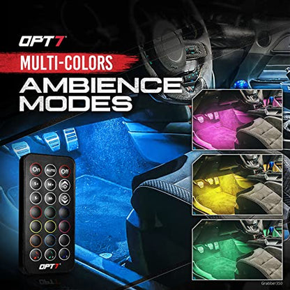 Aura RGB Interior SUV & Van Lights with Remote Control (6pc Single Row / RGB (Red, Green, Blue))