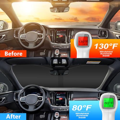 Windshield Sun Shade for Kia EV6 2022 2023 2024 2025 4