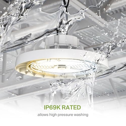 150W LED High Bay UFO Lighting (White)