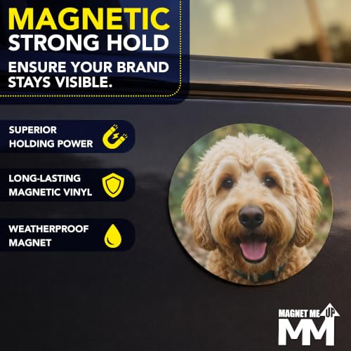 Customizable Round Magnet 5 Inch 25 Pack (25 Pack)