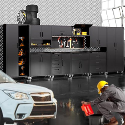 Garage Storage Cabinet System (Black)