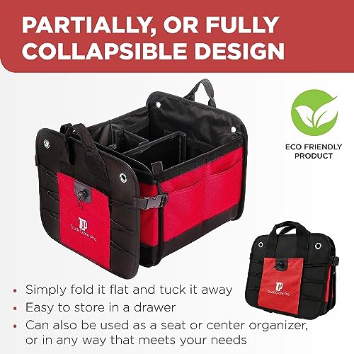 Red Car Trunk Organizer for Women (Large / Red)