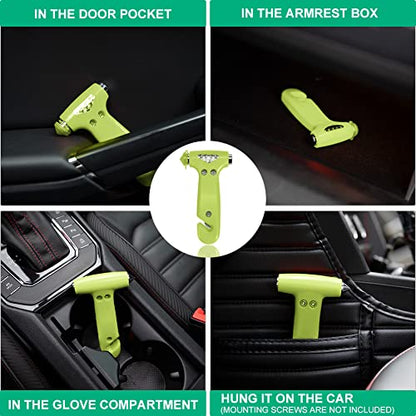 2 Pack Car Safety Hammer (Green)