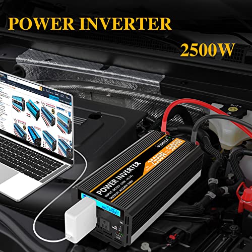 2500W Power Inverter 12V DC to AC 110V (2500W-DA)
