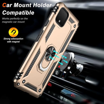 for Google Pixel 4 XL Case with Screen Protector (Yellow / Google Pixel 4 XL)