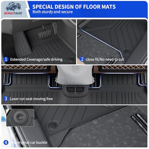 8 Seat Floor Mats Set for 2024