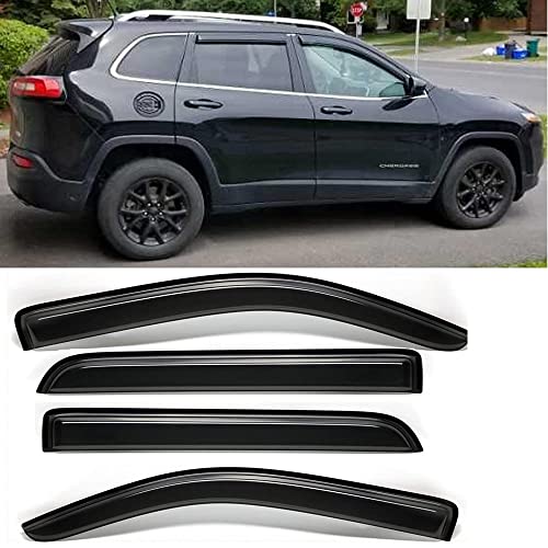Window Visors Rain Guards for 2014 (14-20 Cherokee)