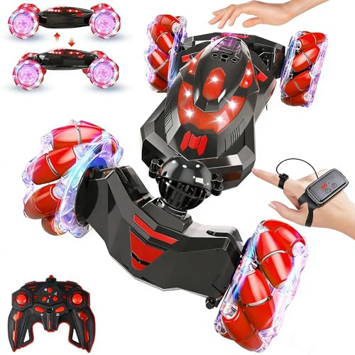 Gesture Sensing RC Stunt Car (Red)