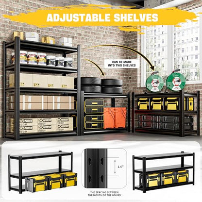 36" W Garage Shelving Unit (78"*35.44*15.7",2 Sets)