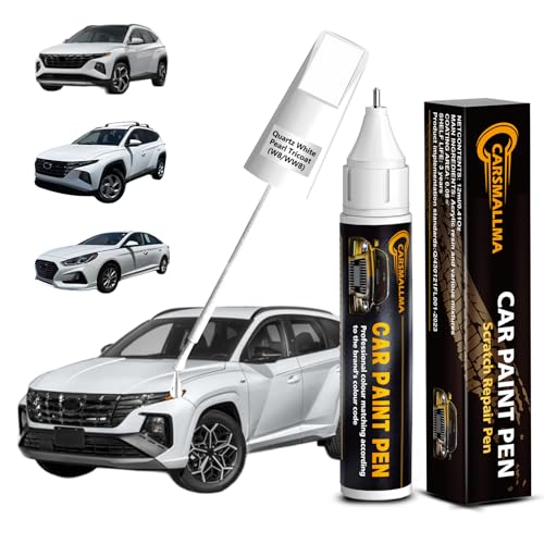 W8 WW8 Quartz White Pearl Tricoat Car Touch Up Paint for Hyundai (Hyundai / W8/WW8 Quartz White Pearl Tricoat for Santa/Fe/Sonata/Tucson)